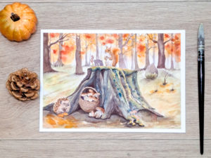 Print Fine Art "La Forêt en automne"