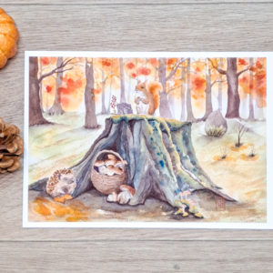Print Fine Art "La Forêt en automne"