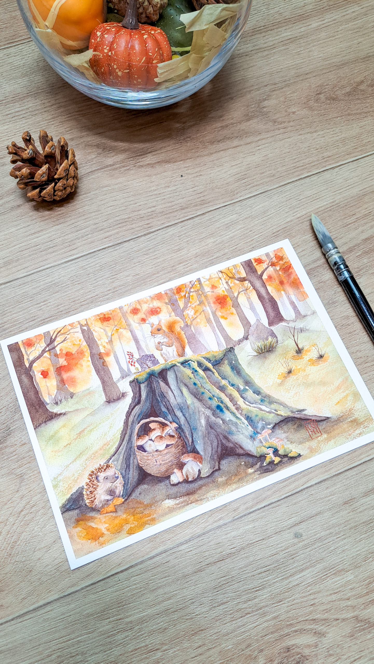 Print Fine Art "La Forêt en automne" – Image 2