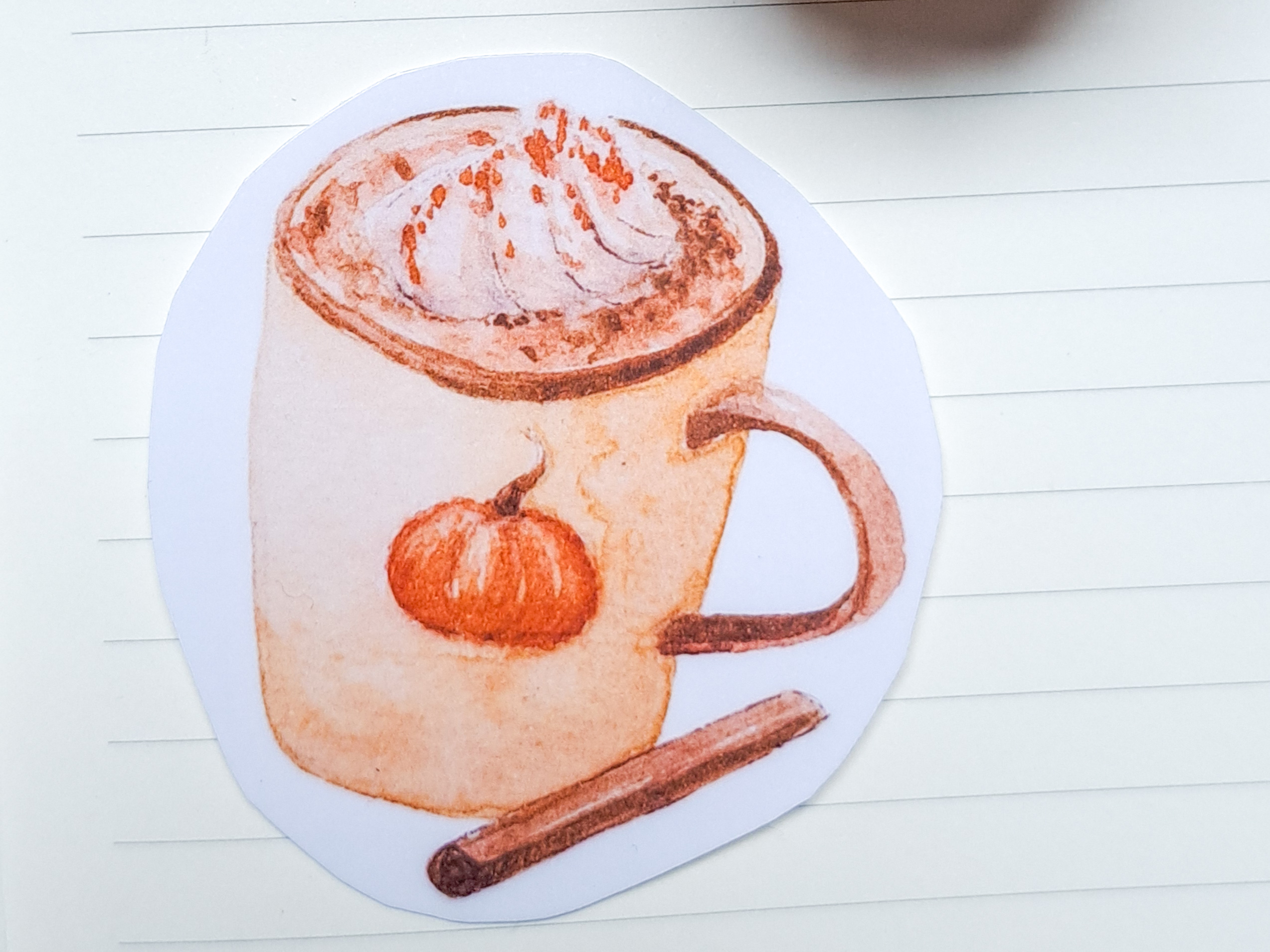 Sticker Pumpkin Spice Latte