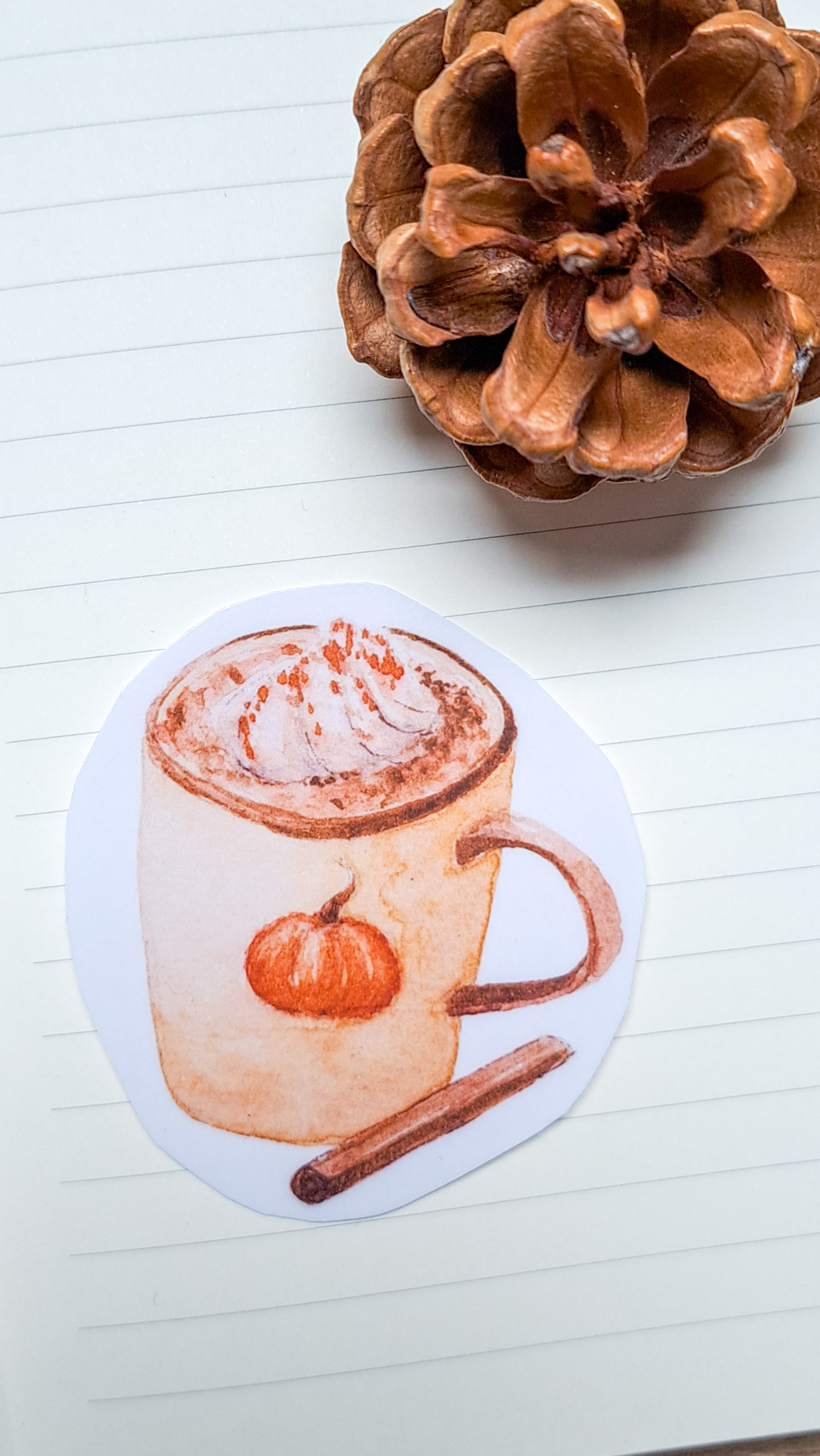 Sticker Pumpkin Spice Latte