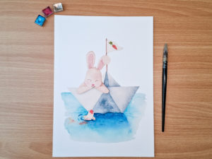 Affiche décorative poétique non genrée pour chambre de bébé ou enfant