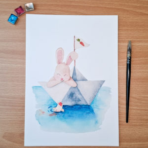 Affiche décorative poétique non genrée pour chambre de bébé ou enfant